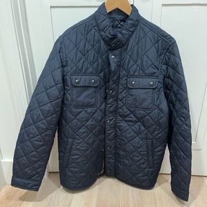 Navy blue quilted jacket from Gap